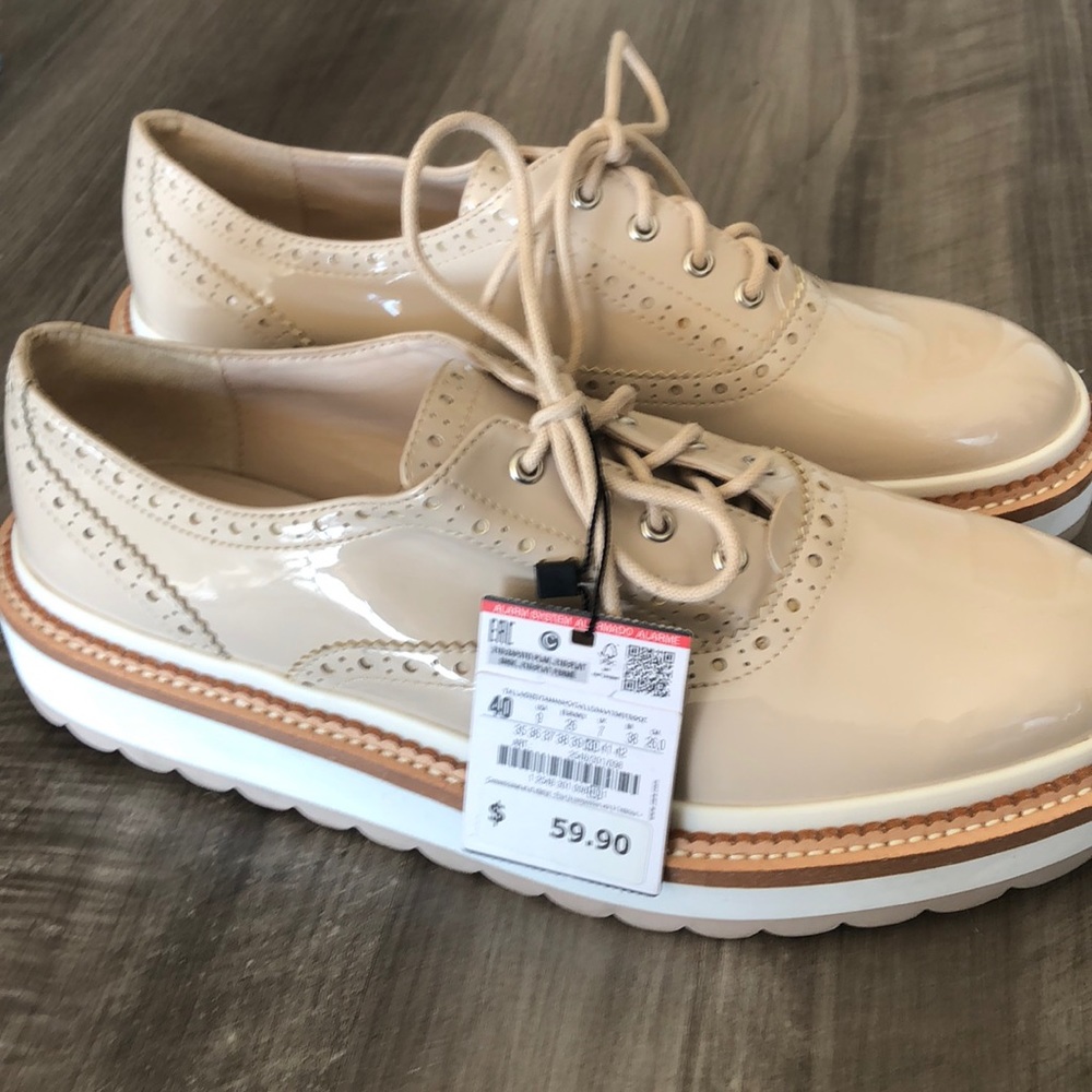 Zara platform oxfords